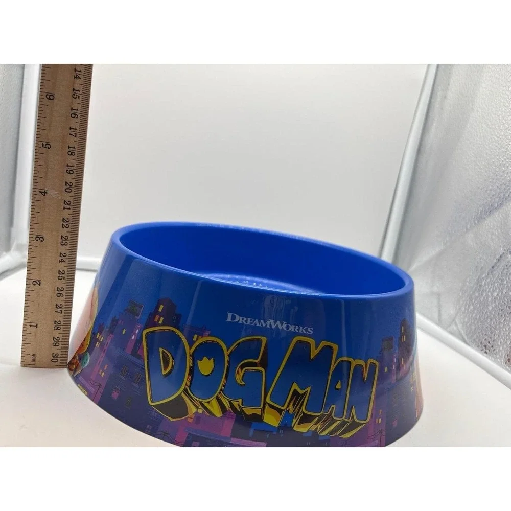 Dog Man Popcorn Bucket Bowl AMC Theatres Exclusive Promotional Item Blue